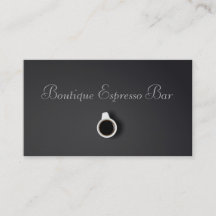 Grey Espresso Bar Coffee Shop - Business Card