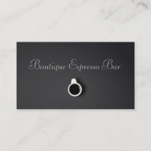 Grey Espresso Bar Coffee Shop - Business Card