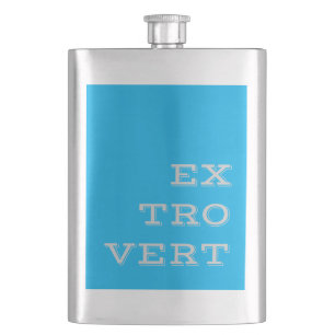 Grey Extrovert Flask