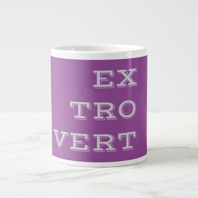Grey Extrovert Speciality Mug (Front)