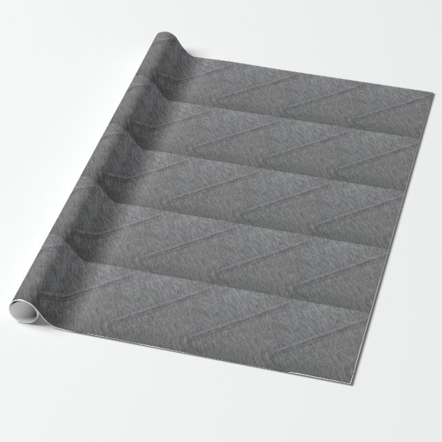 Grey fabric: abstract stitched texture. wrapping paper (Unrolled)