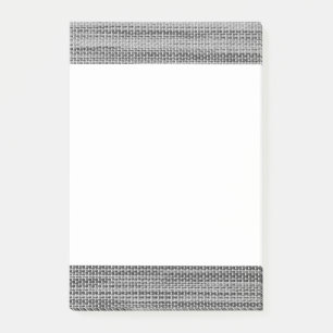 Grey Fabric Cloth 2 Post-it Notes