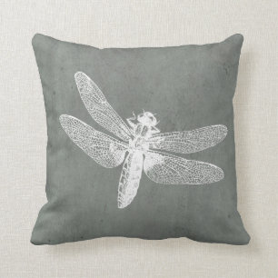 Grey Firefly Pillow