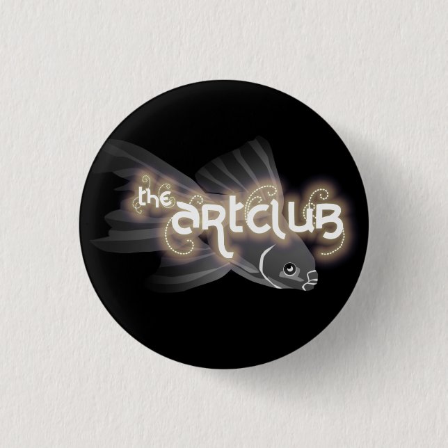 Grey Fish Button (Front)