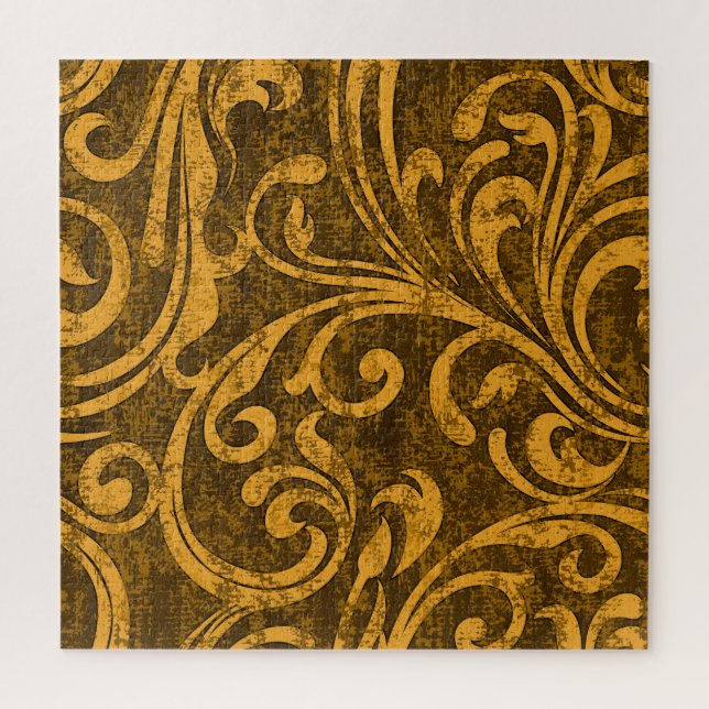 Grey floral, high-resolution seamless texture. jigsaw puzzle (Vertical)