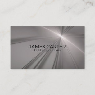 Grey Fractal Business Card