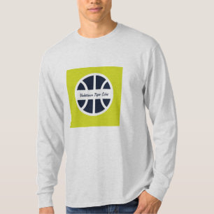 Grey Full Sleeves T-Shirt with Sports Design