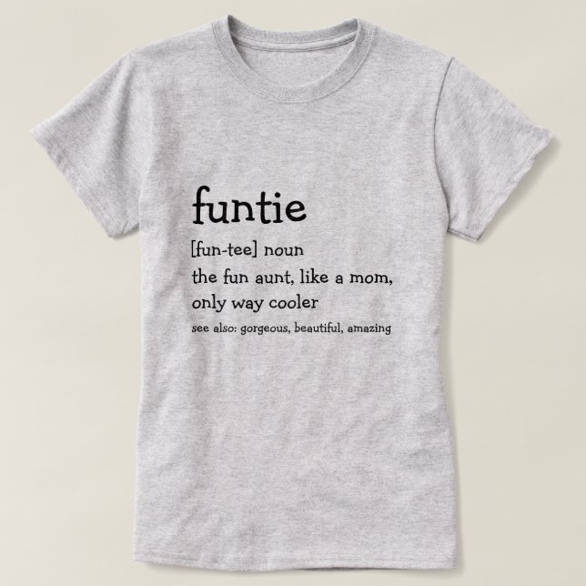Grey | Funtie T-shirt (Design Front)