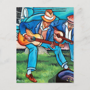 Grey Gallery: Roadside Blues Postcard