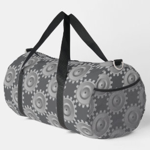 Grey Gears Duffle Bag