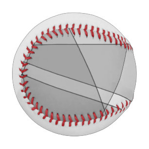 Grey Geometric Baseball
