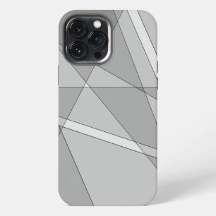 Grey Geometric iPhone 13 Pro Max Case