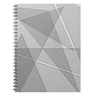 Grey Geometric Notebook