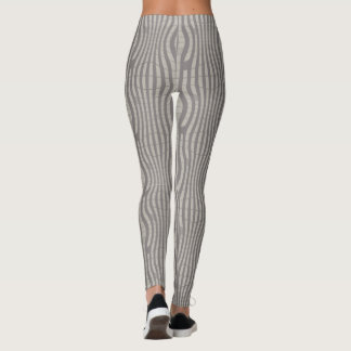 grey geometric pattern leggings