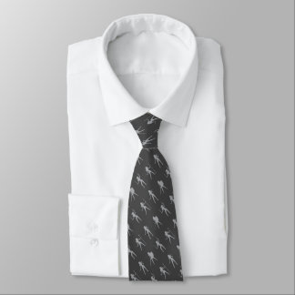 Grey Girls Pattern Tie