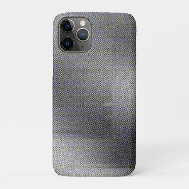 Grey Glitch Art Micro Points Vaporwave Aesthetic Case-Mate iPhone Case (Back)