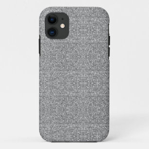 Grey glitter sparkle Case-Mate iPhone case