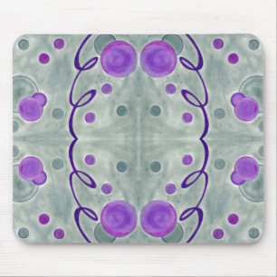 Grey Globes Blanket Mousepad