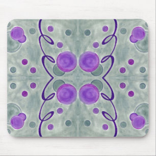Grey Globes Blanket Mousepad