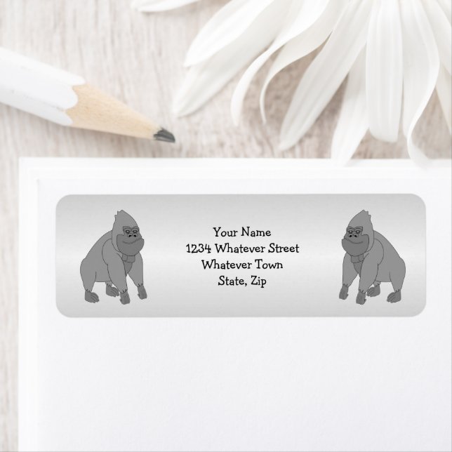 Grey Gorilla Design Return Address (Insitu)
