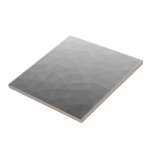 Grey Gradient Geometric Mesh Pattern Tile<br><div class="desc">Grey Gradient Geometric Mesh Pattern unique gifts for him.

Elegant and cool Triangle geometric mesh with black white grey gradient.

, grey,  grey,  gradient,  mesh,  triangle,  triangles,  geometry,  geometric,  pattern,  cool, 


, black,  white</div>