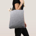 Grey Gradient Geometric Mesh Pattern Tote Bag<br><div class="desc">Grey Gradient Geometric Mesh Pattern unique gifts for him.

Elegant and cool Triangle geometric mesh with black white grey gradient.

, grey,  grey,  gradient,  mesh,  triangle,  triangles,  geometry,  geometric,  pattern,  cool, 


, black,  white</div>