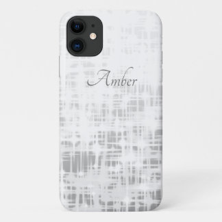 Grey Gradient Glow Sparkles Elegant Personalised Case-Mate iPhone Case