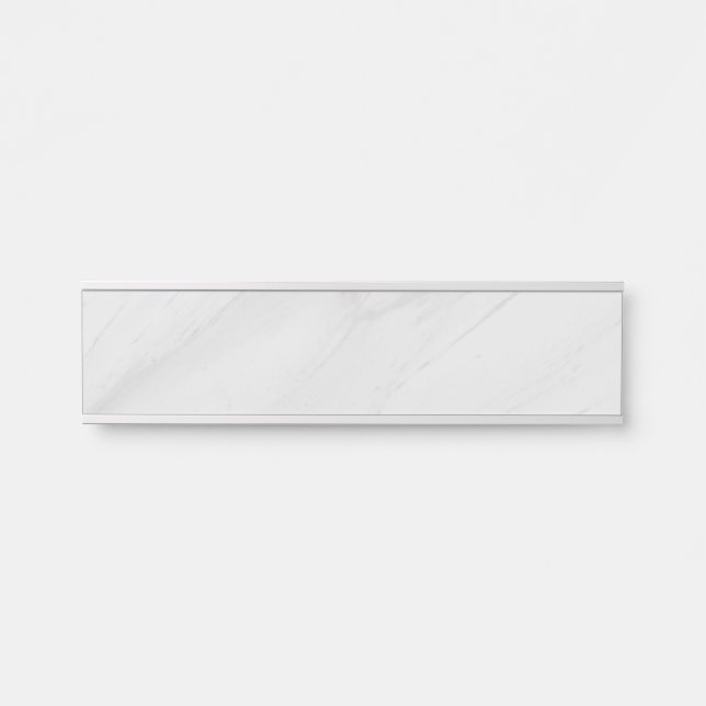 Grey Granite Brown Quartz Stone Hanging Name Plate (Front)