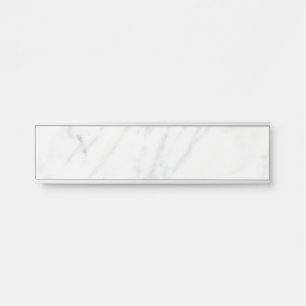 Grey Granite Brown Quartz Stone Hanging Name Plate