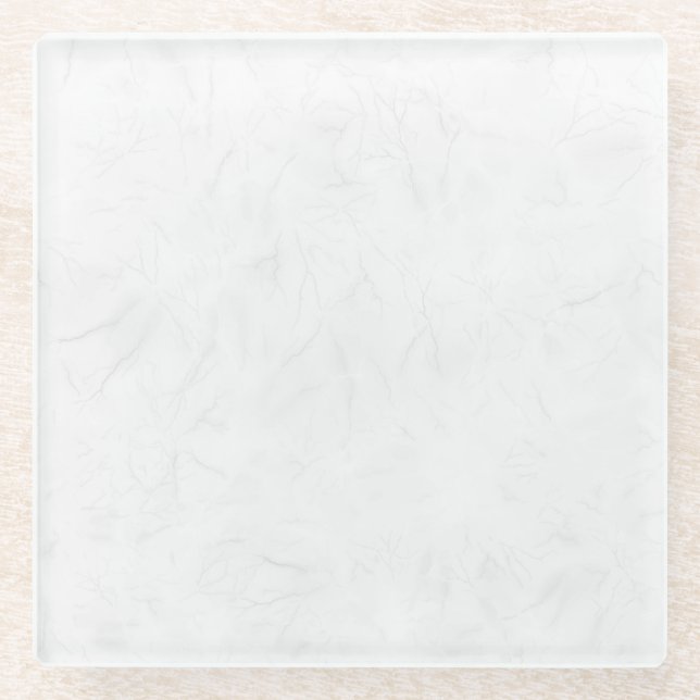 Grey Granite Brown Quartz Stone Natural Marble Glass Coaster (Front)