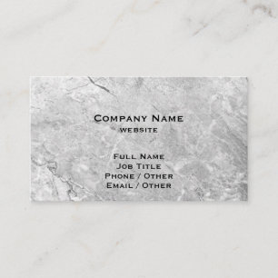 Grey Granite Business Card