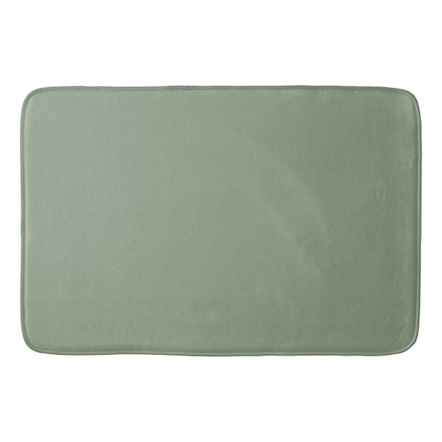 Grey Green Bath Mat (Front)