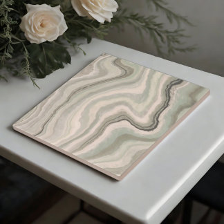 Grey & Green Marble Serenity Ceramic Tiles
