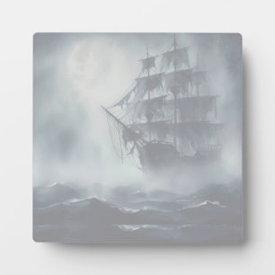 Grey, Grey Fog Pirate Ship Retirement Plaque