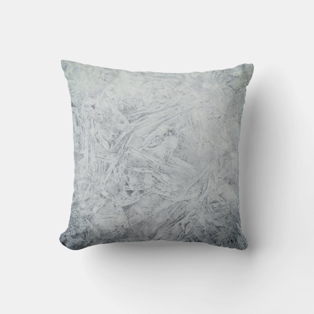 Grey grey frost design cushion (Front)