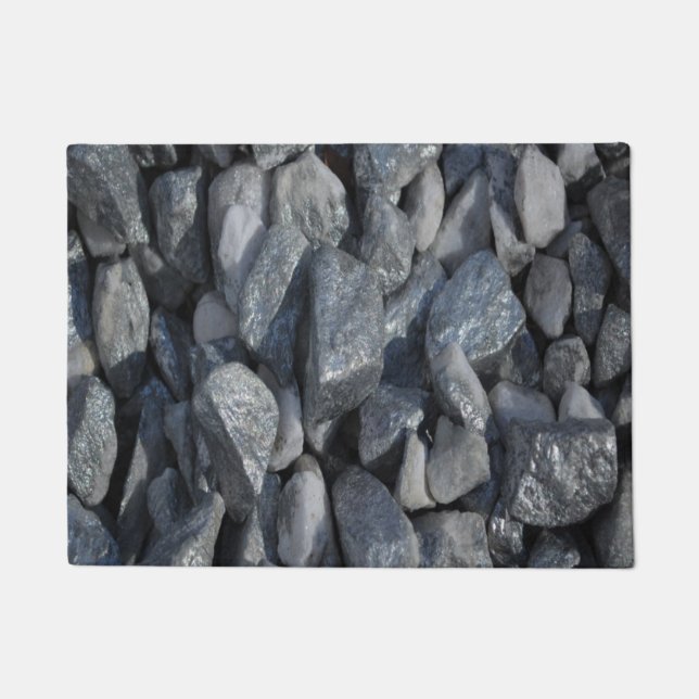 Grey-Grey Stones Doormat (Front)