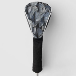 Grey-Grey Stones  Golf Head Cover