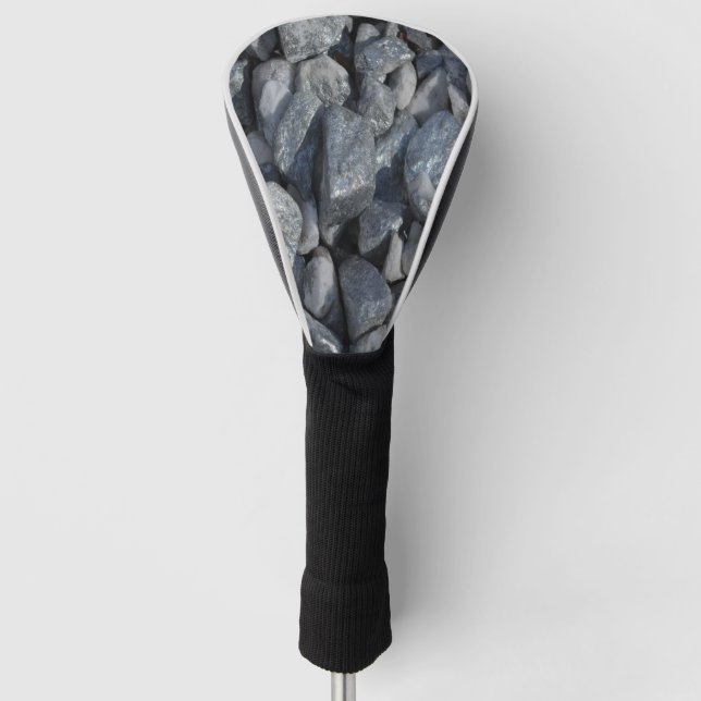 Grey-Grey Stones  Golf Head Cover (Front)