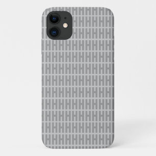 GREY GRID iPhone 11 case