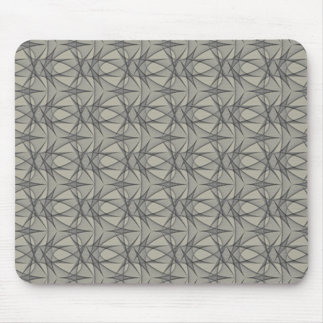 Grey Grids Mouse Pad (Front)