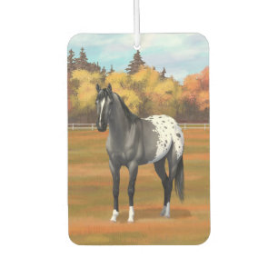 Grey Grulla Appaloosa Quarter Horse Stallion Car Air Freshener