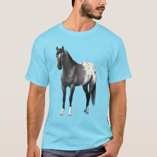 Grey Grulla Appaloosa Quarter Horse Stallion T-Shirt