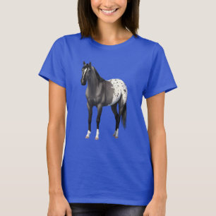 Grey Grulla Appaloosa Quarter Horse Stallion T-Shirt