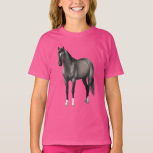 Grey Grulla Quarter Horse Stallion T-Shirt