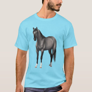 Grey Grulla Quarter Horse Stallion T-Shirt