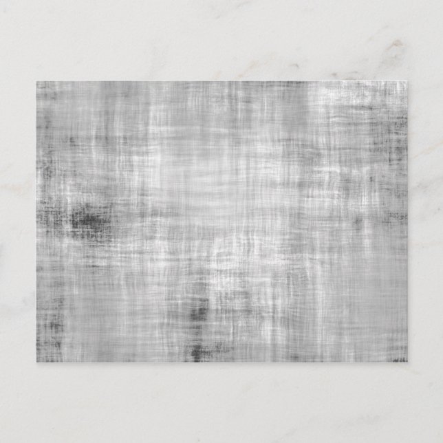 Grey Grunge Textured Postcard (Front)