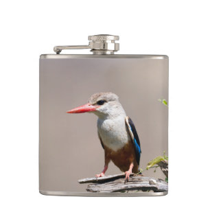 Grey-Headed Kingfisher Hip Flask