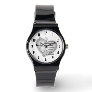 Grey Heart Orthopaedic Nurse Watch