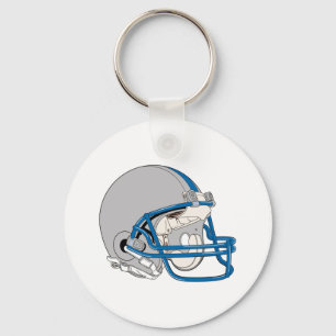 Grey Helmet Key Ring