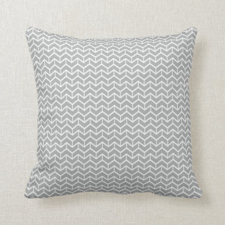 Grey Herringbone Bricks Cushion